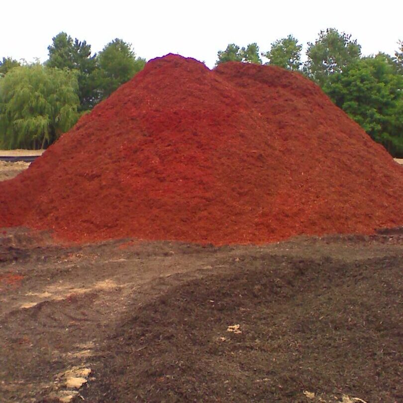 mulch pile